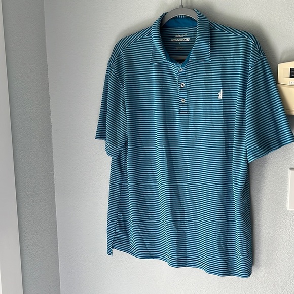 johnnie-O Other - Johnnie-o striped blue polo